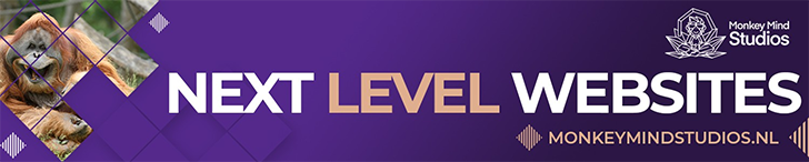 Reclamebanner van Monkey Mind Studios - Jouw digital Agency.